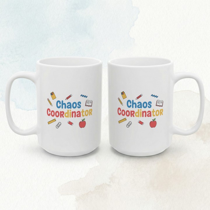 Kubek z nadrukiem Chaos Coordinator | Prezent dla Nauczyciela