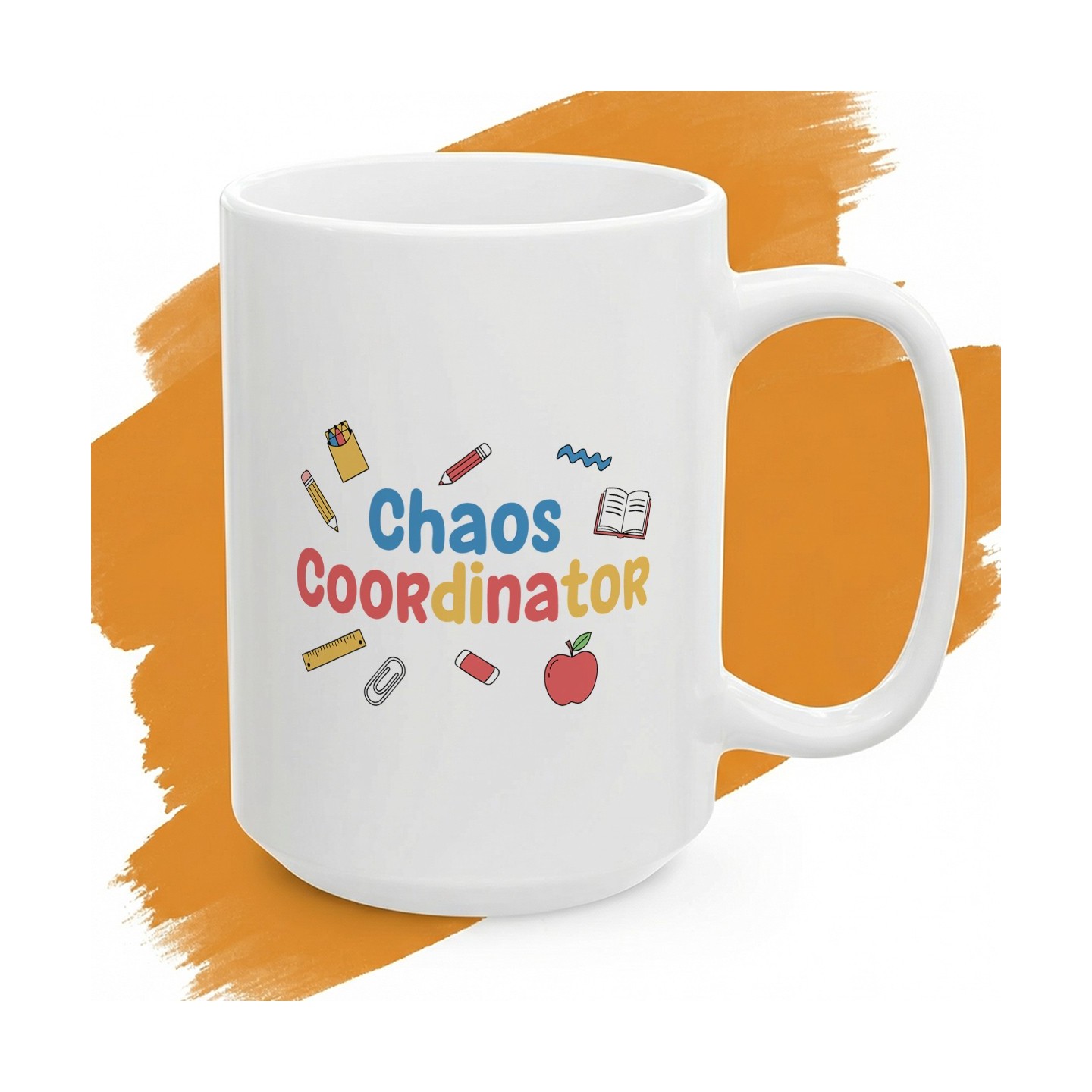 Kubek z nadrukiem Chaos Coordinator dla nauczyciela i koordynatora
