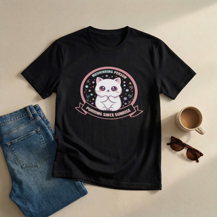 Meownring person Pring since sunrise - Galeria - (000_1)_UNI_BLACK