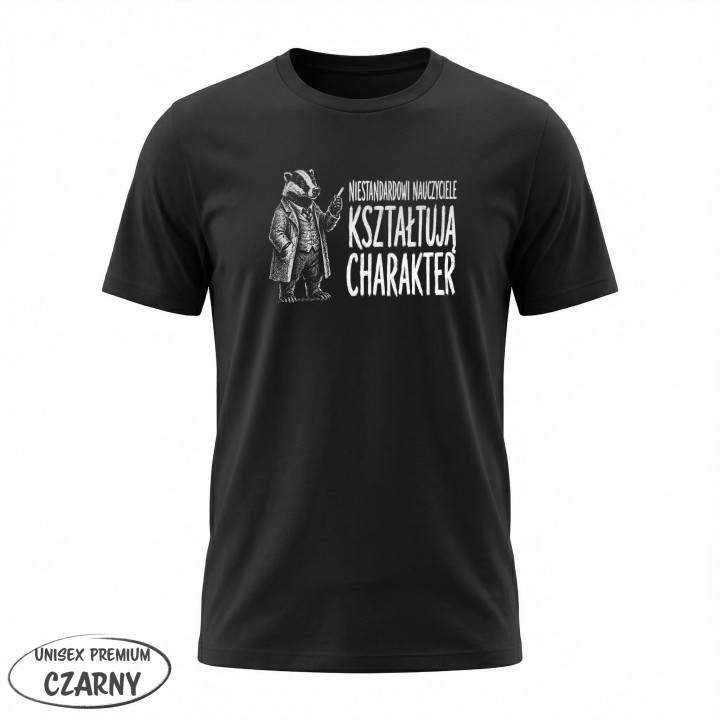Koszulka - Niestandardowi nauczyciele kształtują charakter - Borsuk - Galeria - (25)_Stanley_Black