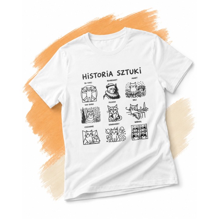 Koszulka Historia Sztuki – Minimalistyczny T-shirt