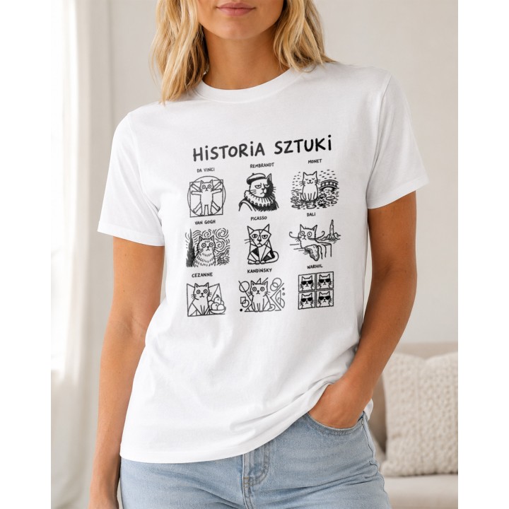 Koszulka Historia Sztuki – Minimalistyczny T-shirt