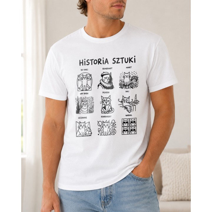 Koszulka Historia Sztuki – Minimalistyczny T-shirt