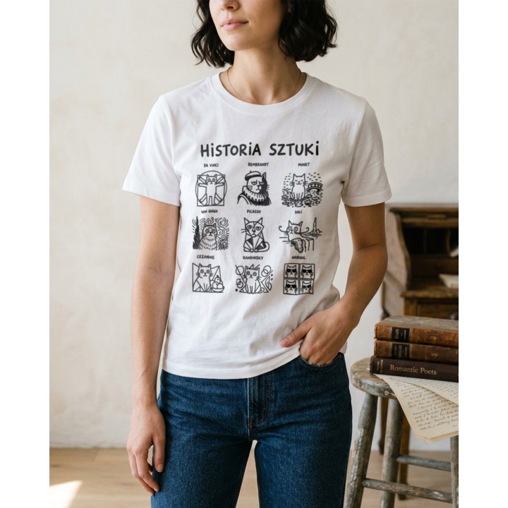 Koszulka Historia Sztuki – Minimalistyczny T-shirt