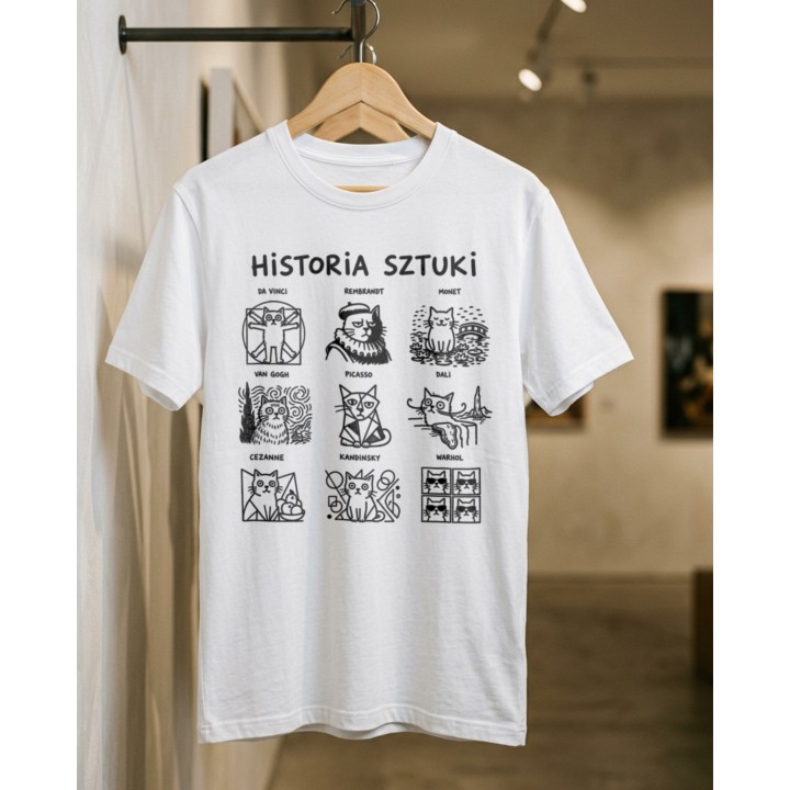 Koszulka Historia Sztuki – Minimalistyczny T-shirt