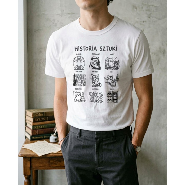 Koszulka Historia Sztuki – Minimalistyczny T-shirt