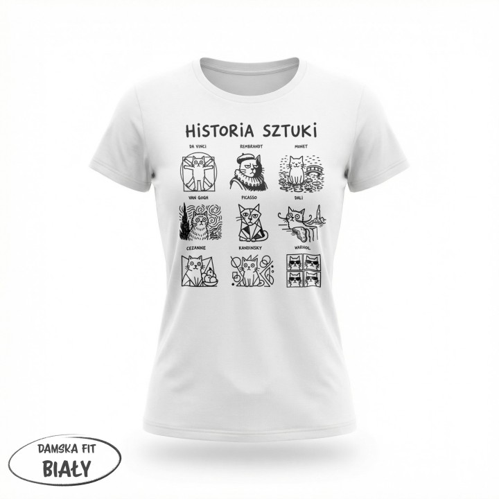 Koszulka Historia Sztuki – Minimalistyczny T-shirt