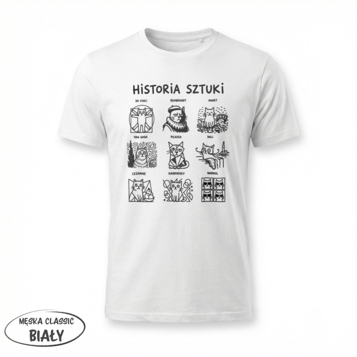Koszulka Historia Sztuki – Minimalistyczny T-shirt