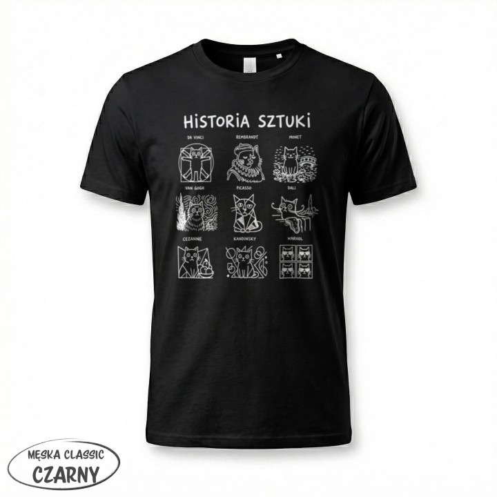 Koszulka Historia Sztuki – Minimalistyczny T-shirt