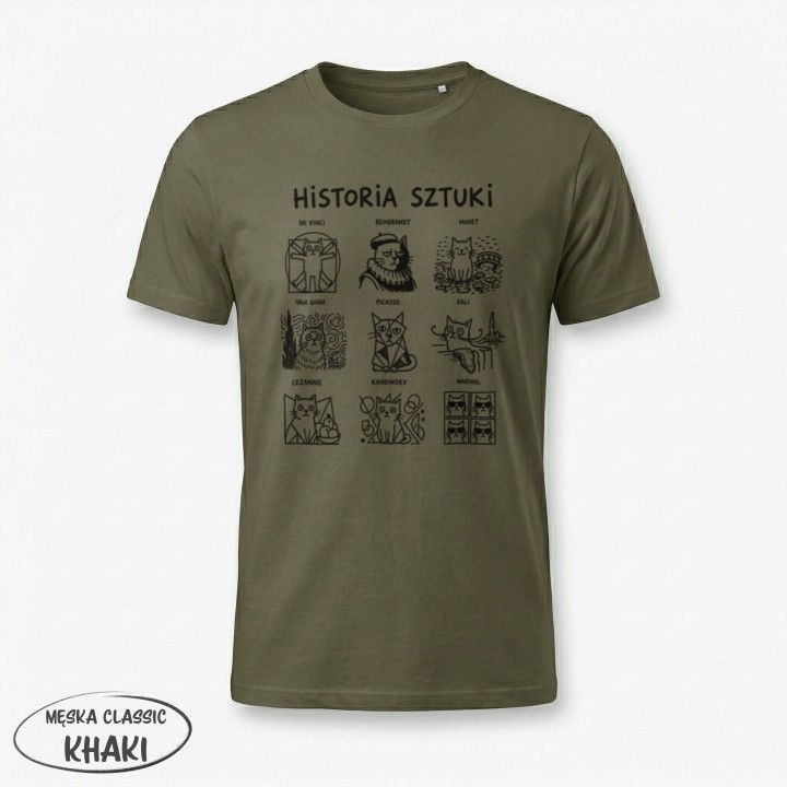 Koszulka Historia Sztuki – Minimalistyczny T-shirt