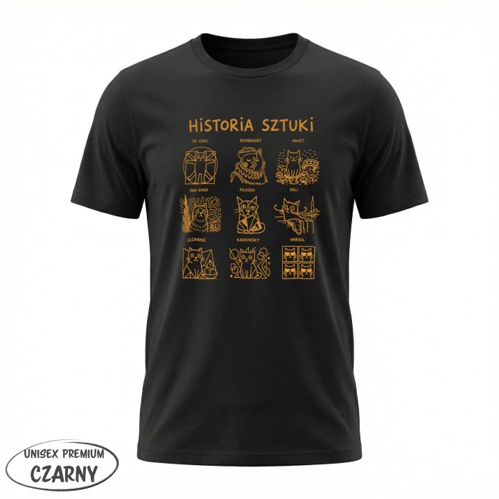 Koszulka Historia Sztuki – Minimalistyczny T-shirt