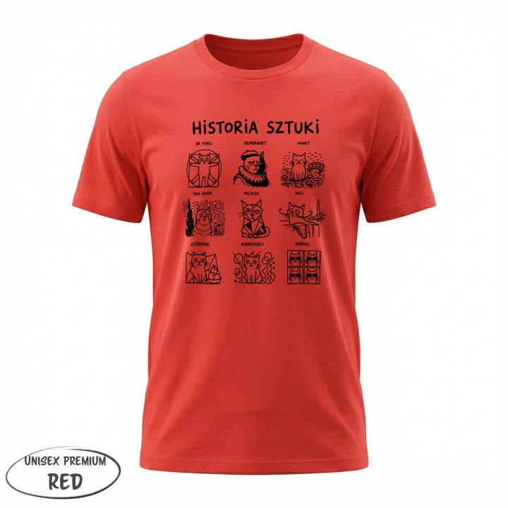 Koszulka Historia Sztuki – Minimalistyczny T-shirt