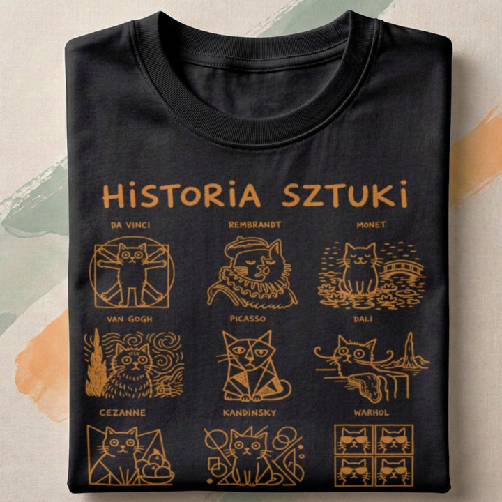 Koszulka Historia Sztuki – Minimalistyczny T-shirt