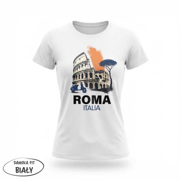 Rzym Italia ROMA Koloseum Włochy - Galeria - (01)_F190_LADY_White