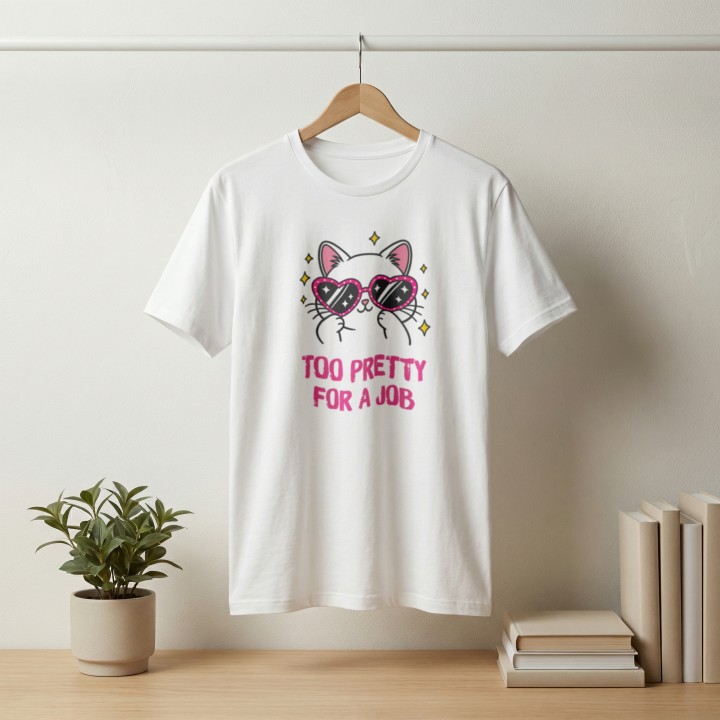 To Pretty For a Job z kotem - Galeria - (000_2)_UNI_WHITE