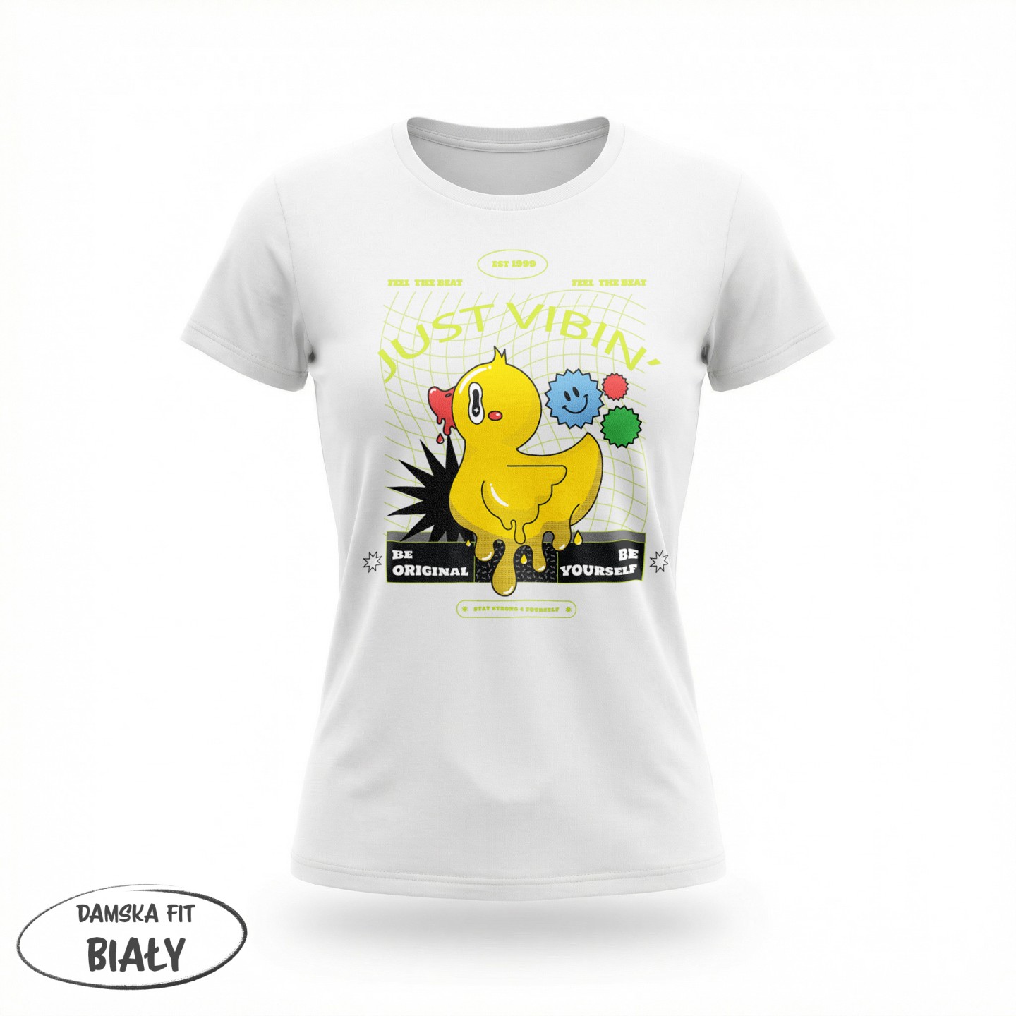 Just Vibin Stree Wear Casual Duck - Galeria - (01)_F190_LADY_White