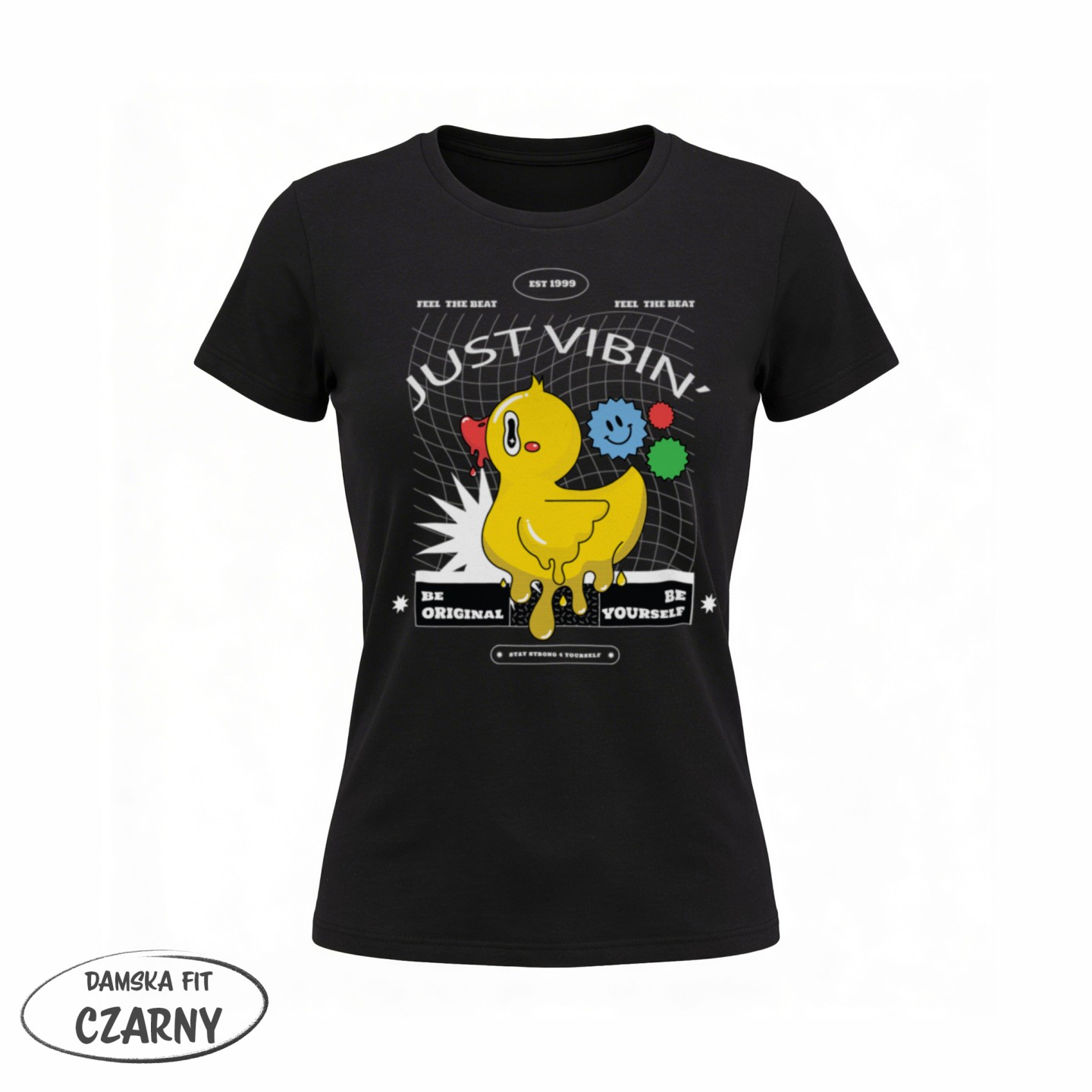 Just Vibin Stree Wear Casual Duck - Galeria - (02)_F190_LADY_Black
