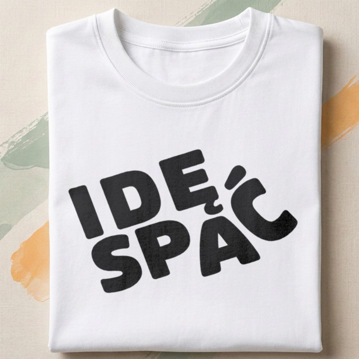 Napis - Idę Spać - detail - FOLDED_WHITE