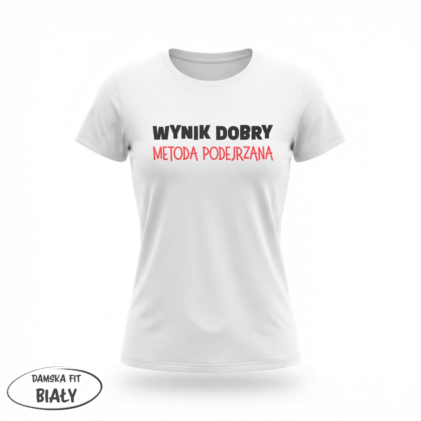 Wynik dobry - metoda podejrzana - napis dla nauczyciela - variant - FRONT_MANEKIN_CLEAR_LABEL