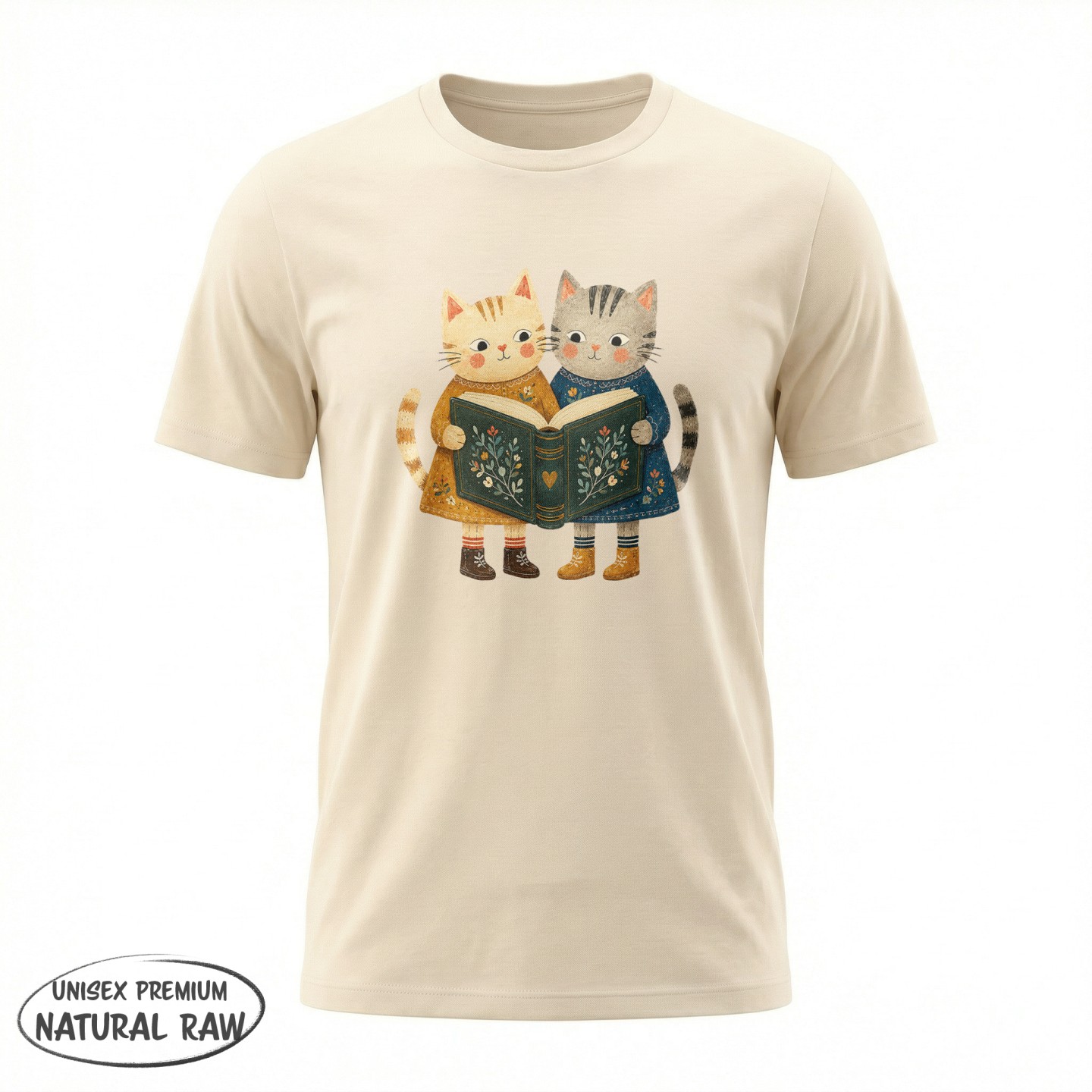 Koty z książką - variant - FRONT_MANEKIN_CLEAR_LABEL