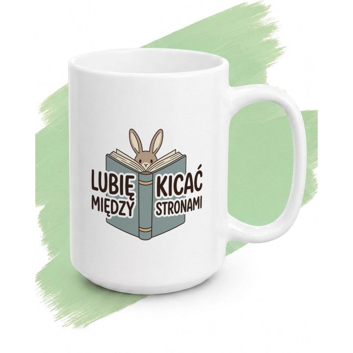 Kubek dla czytelnika - Lubię Kicać między stronami - main - GREEN_1