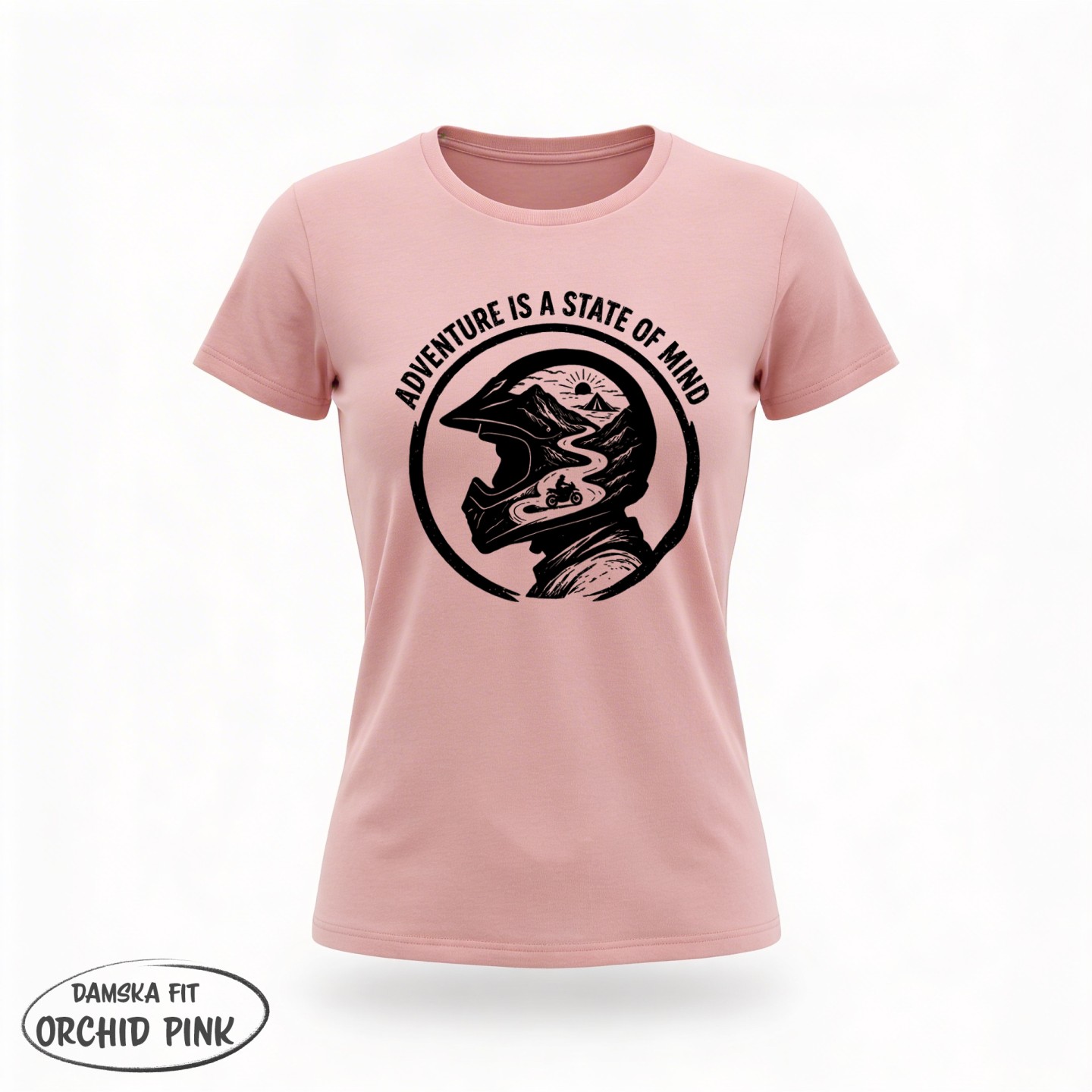 Adventure is a State od Mind - dla moto Miłośników - variant - FRONT_MANEKIN_CLEAR_LABEL