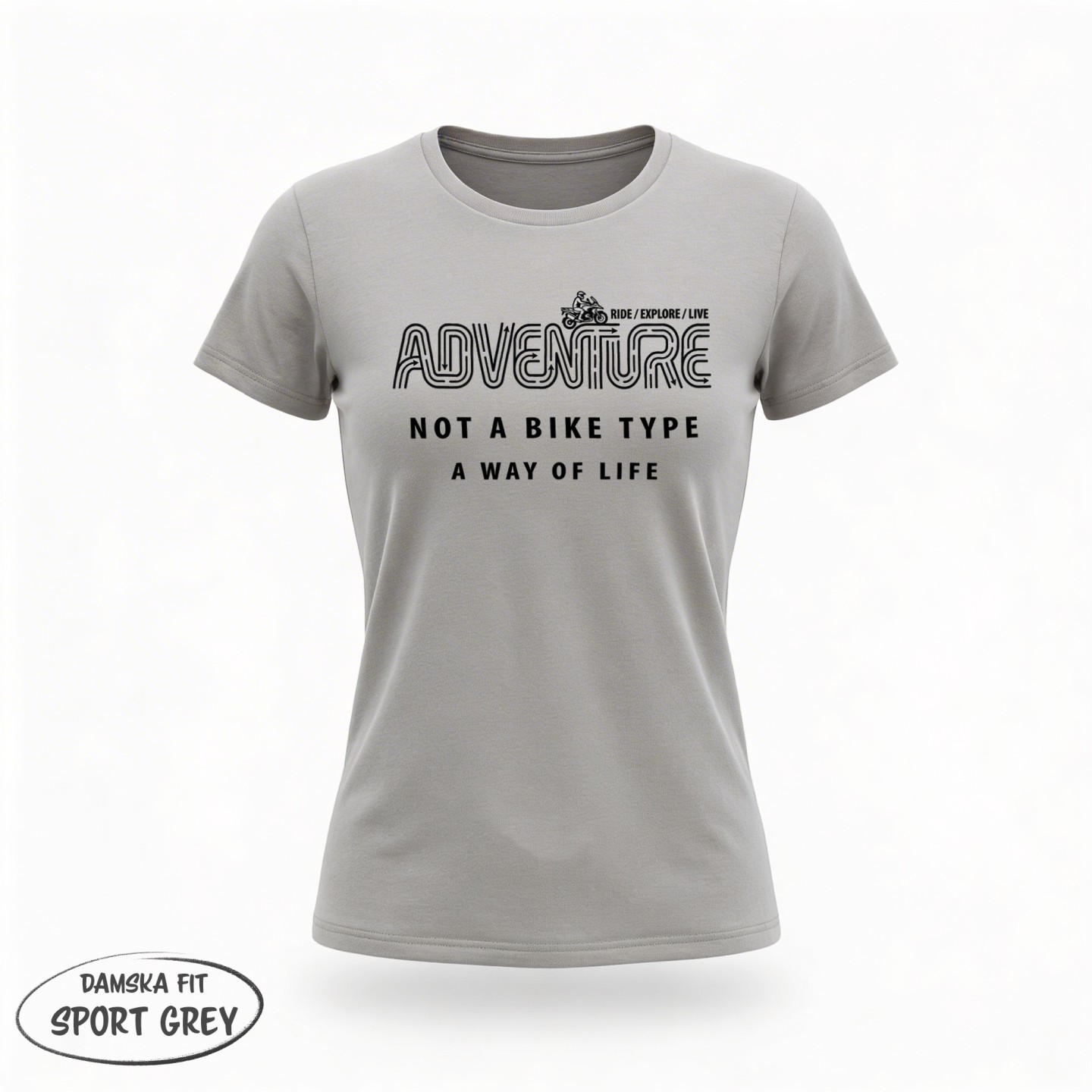 Adventure - Not a Bike - A Way of Life - variant - FRONT_MANEKIN_CLEAR_LABEL