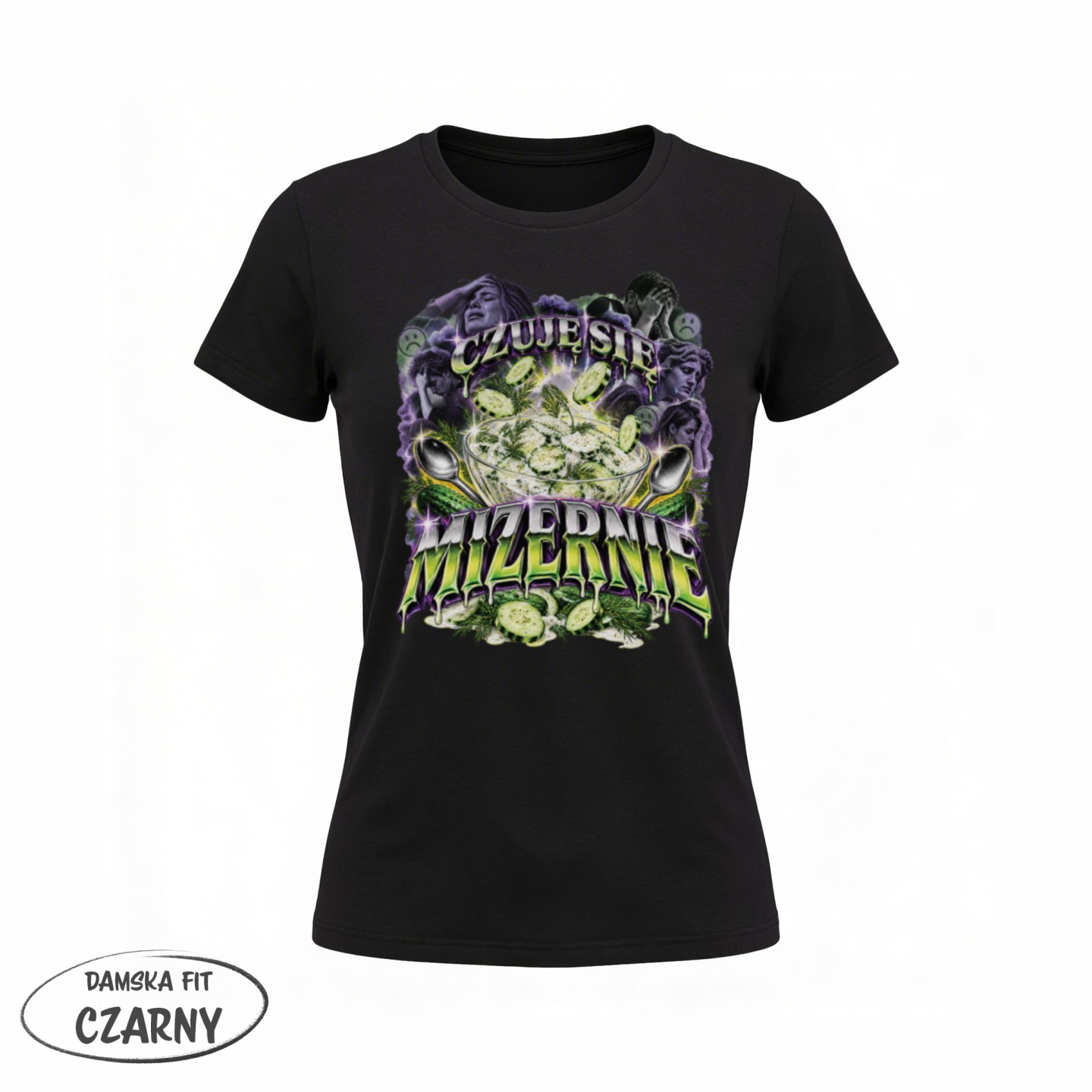 Czuję się mizernie - variant - FRONT_MANEKIN_CLEAR_LABEL