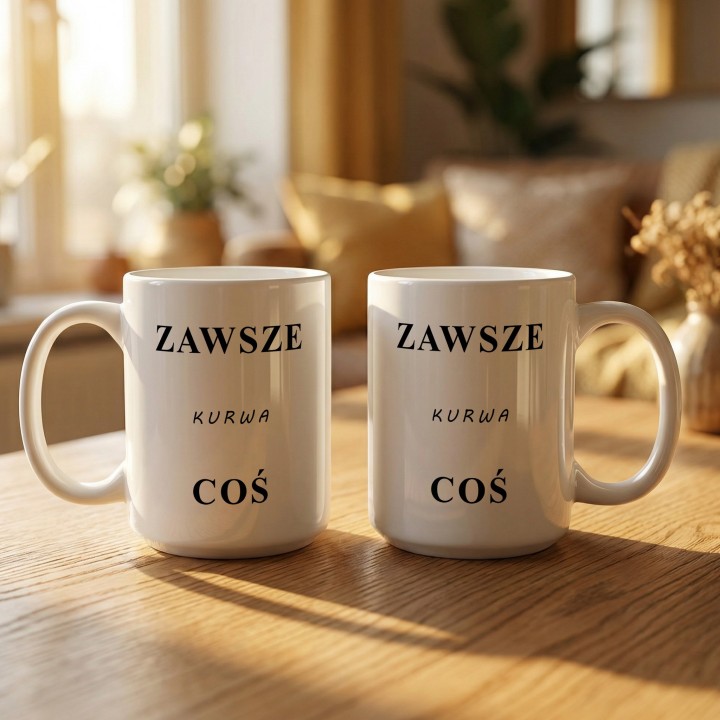 Kubek „ZAWSZE K**** COŚ”