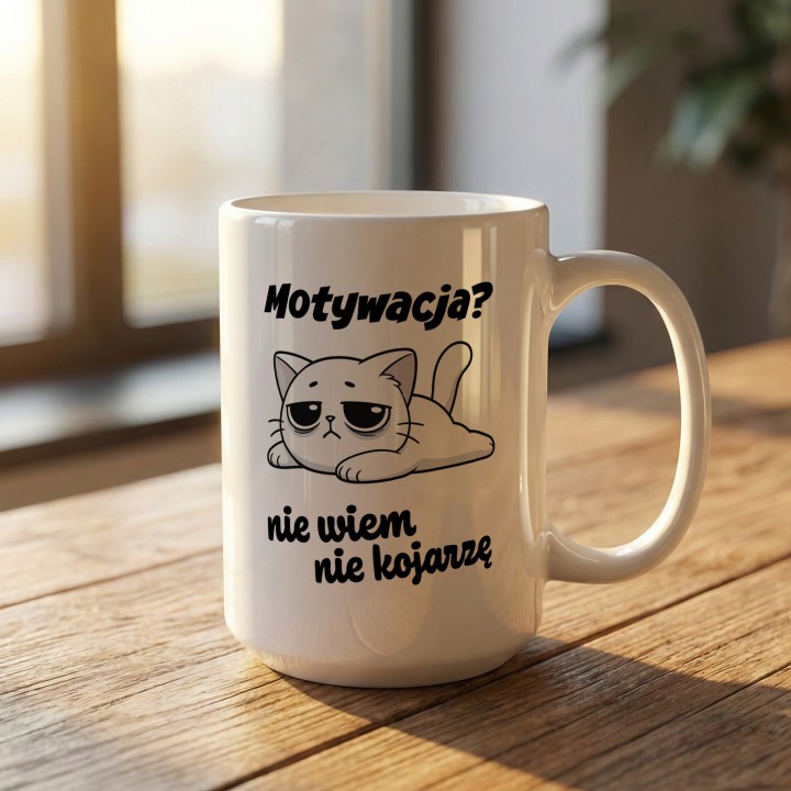Motywacja - nie wiem nie kojarzę - z kotem smutnym - gallery - BASIC_1_MUG
