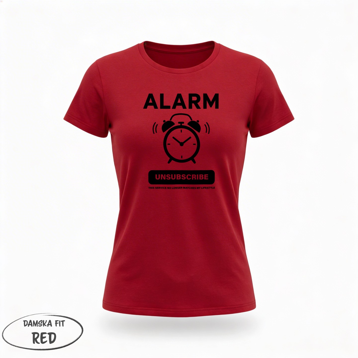Dla śpiochów - Unsubscribe Alarm Clock - nie pasuje już do mojego stylu życia - variant - FRONT_MANEKIN_CLEAR_LABEL