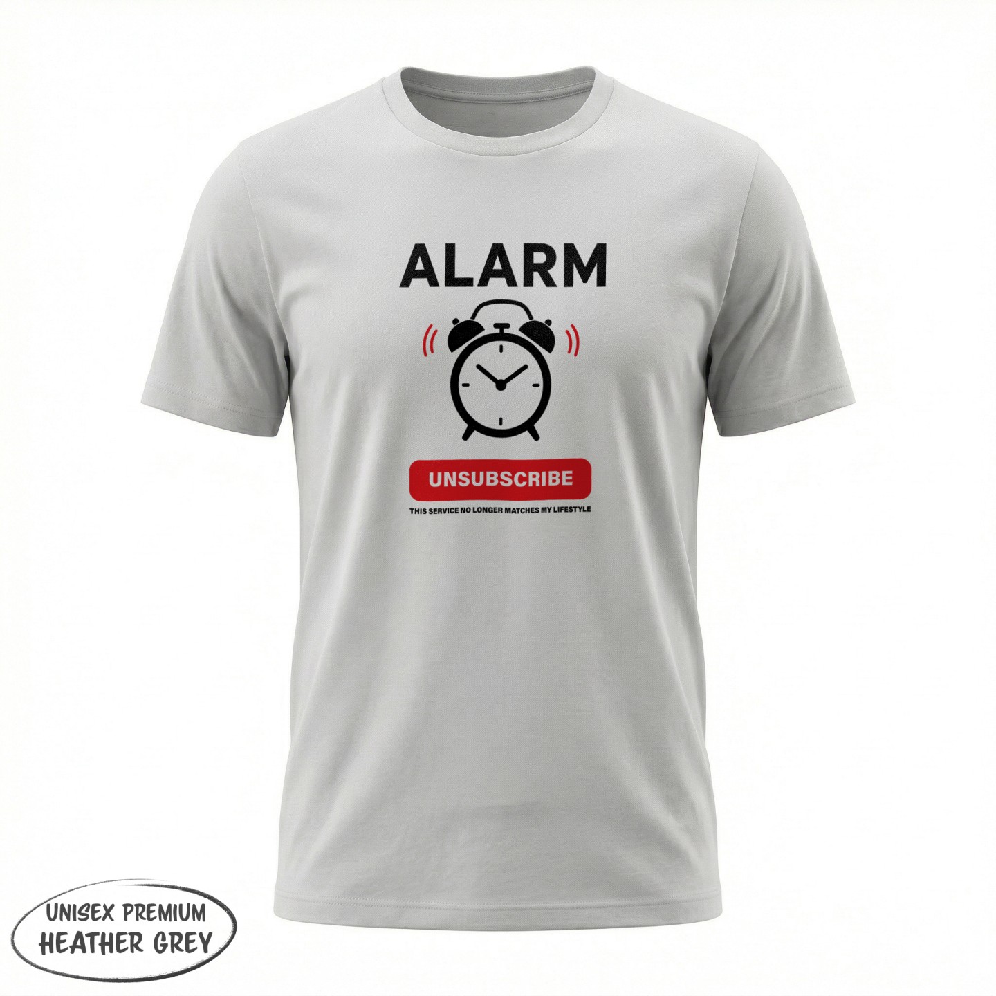 Dla śpiochów - Unsubscribe Alarm Clock - nie pasuje już do mojego stylu życia - variant - FRONT_MANEKIN_CLEAR_LABEL