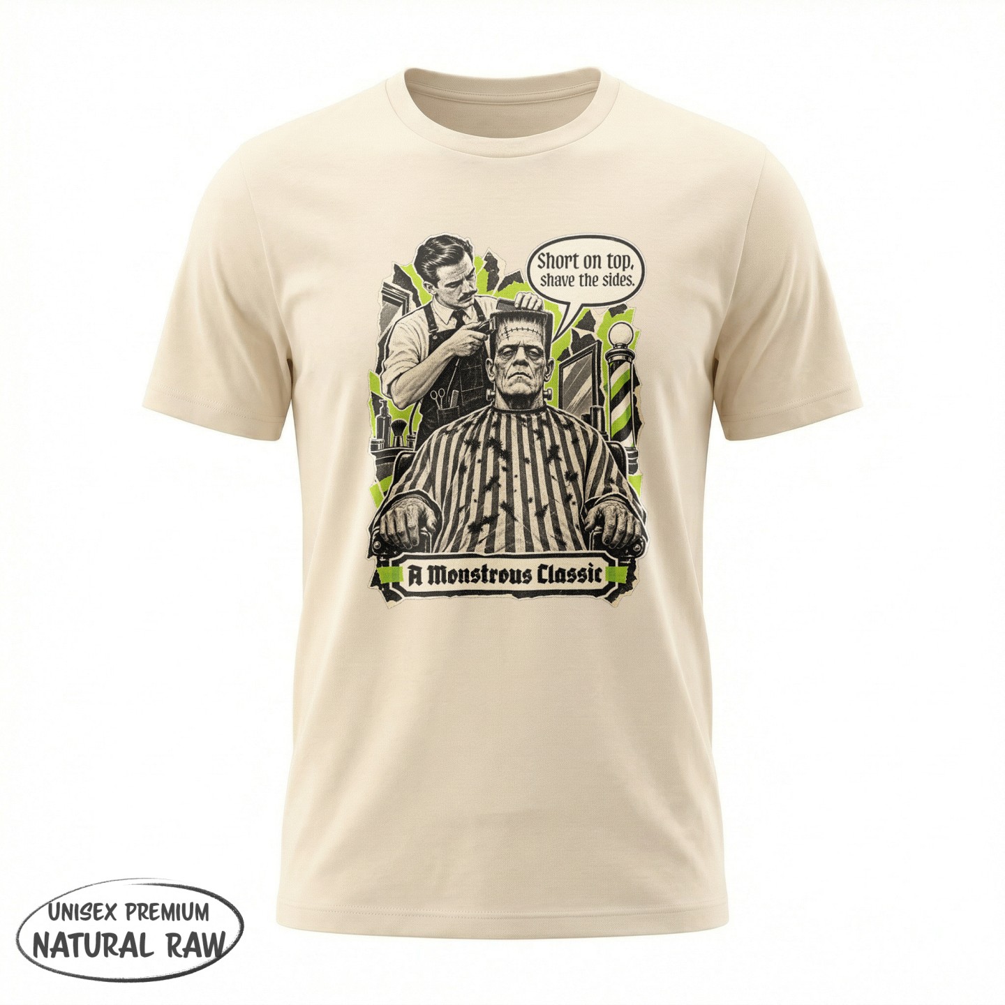 Barber - Frankenstein - variant - FRONT_MANEKIN_CLEAR_LABEL