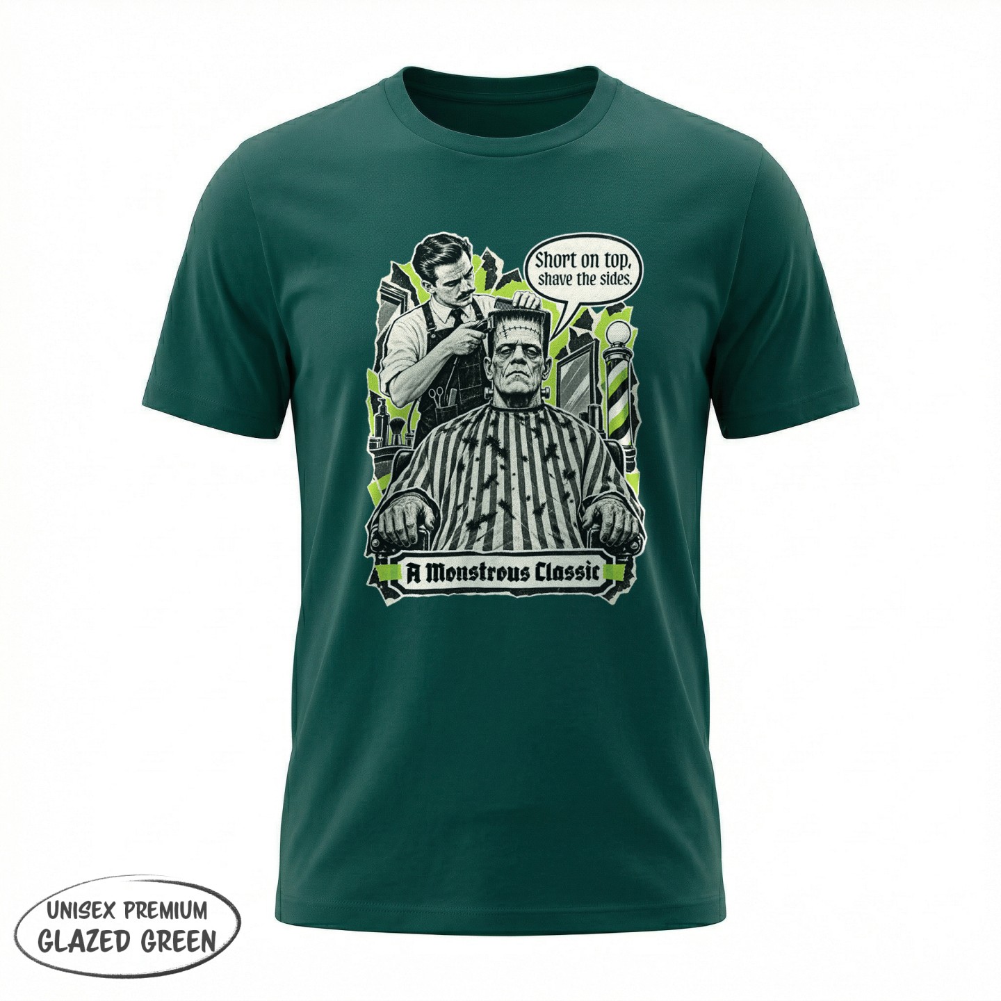 Barber - Frankenstein - variant - FRONT_MANEKIN_CLEAR_LABEL
