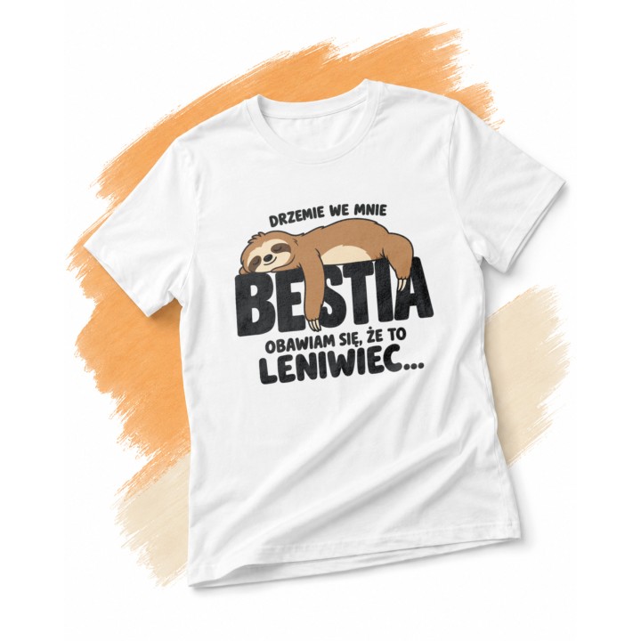 Drzemie we mnie Bestia - Obawiam się że to leniwiec - main - WHITE_ORANGE_1