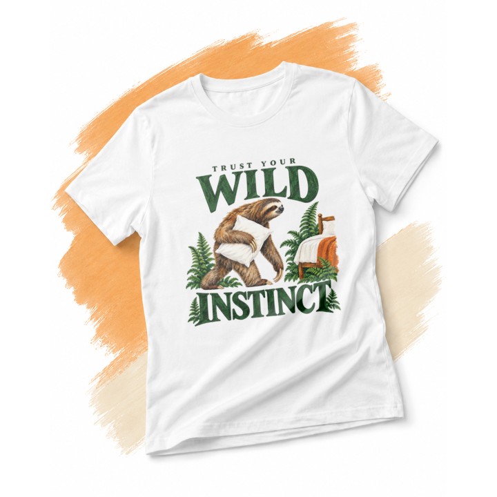 Trust your wild instinct - main - WHITE_ORANGE_1