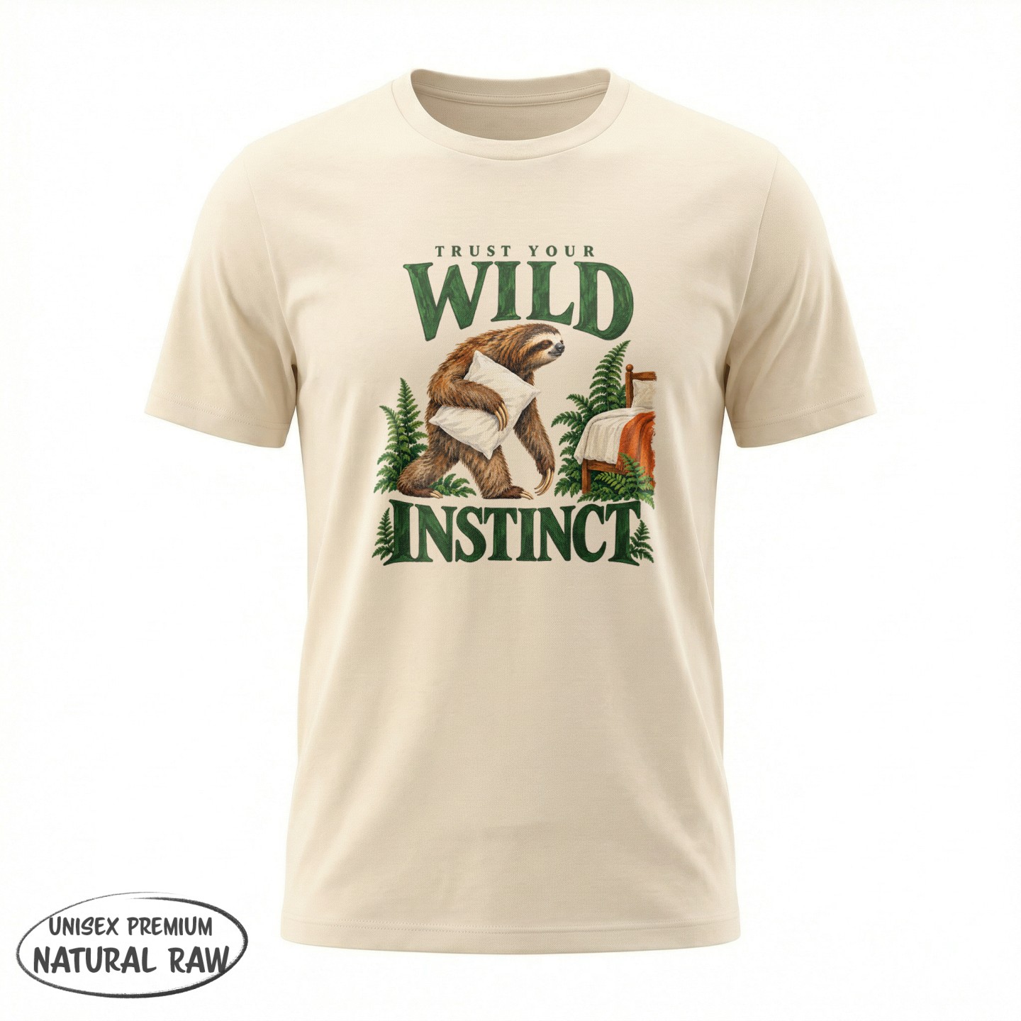 Trust your wild instinct - variant - FRONT_MANEKIN_CLEAR_LABEL