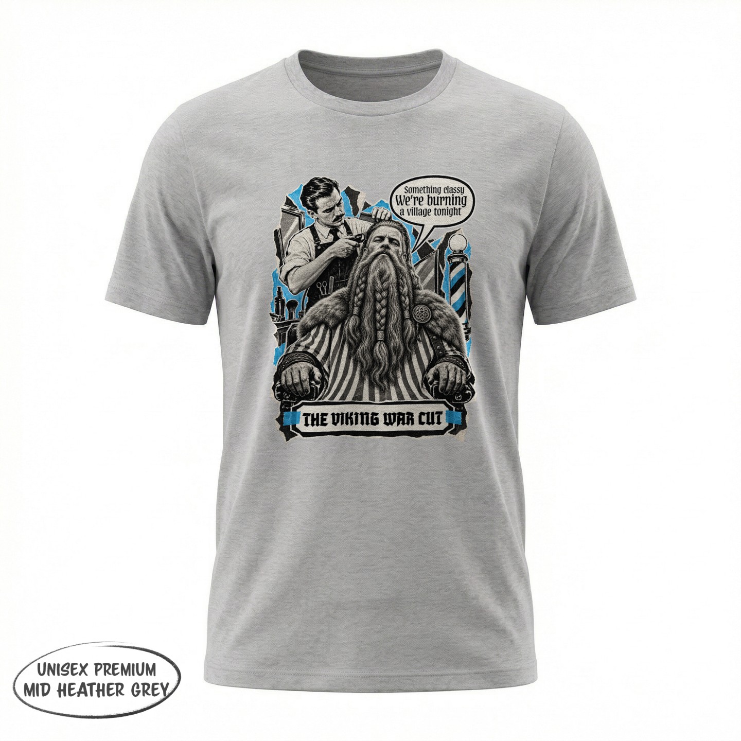 Barber - The Viking WAR Cut - variant - FRONT_MANEKIN_CLEAR_LABEL