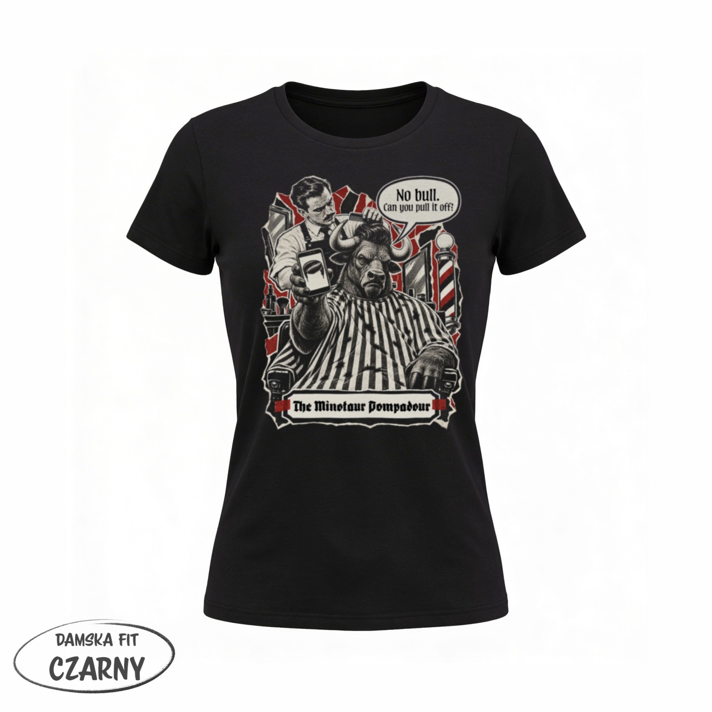 Barber - The minotaur Pompodour - variant - FRONT_MANEKIN_CLEAR_LABEL