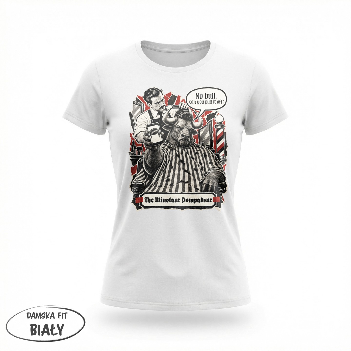 Barber - The minotaur Pompodour - variant - FRONT_MANEKIN_CLEAR_LABEL