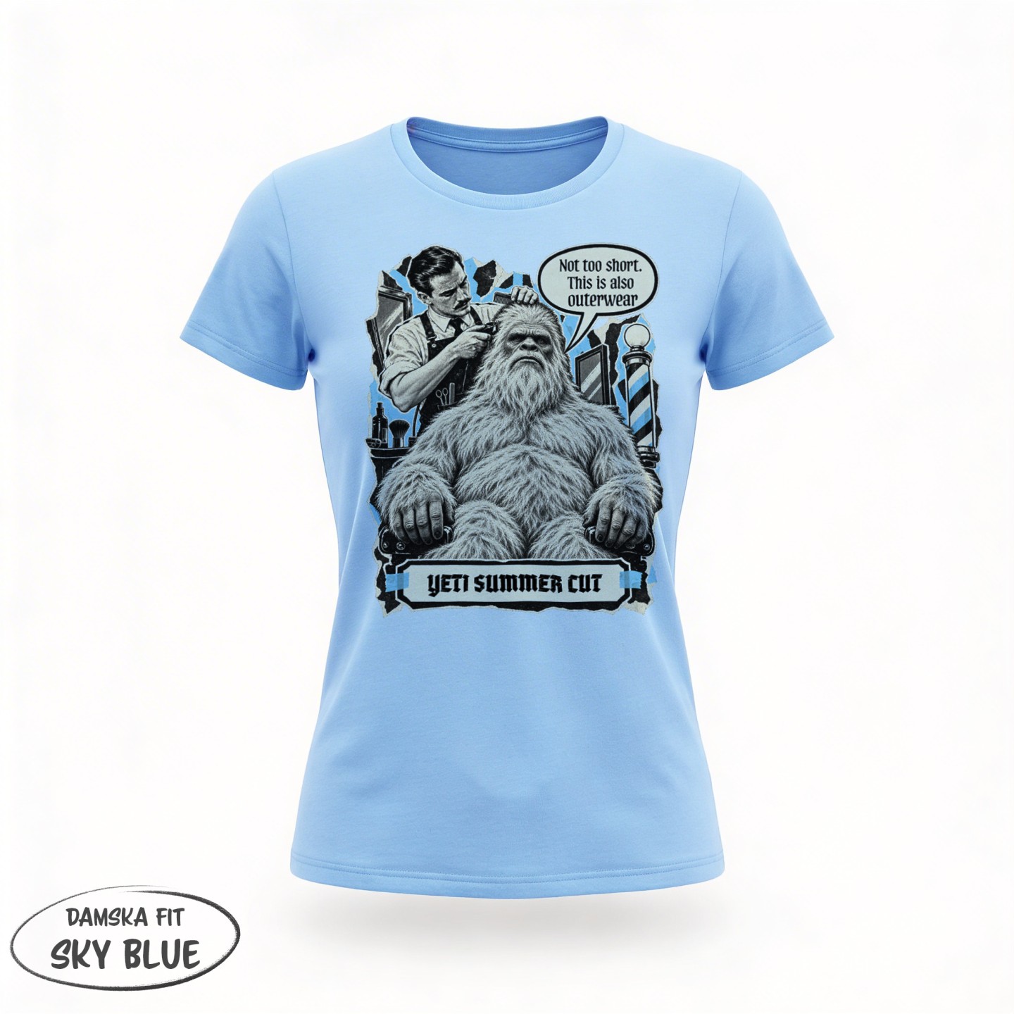 Barber - Yeti Summer Cut - variant - FRONT_MANEKIN_CLEAR_LABEL