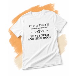 Koszulka Jane Austen It is a Truth... | Literacki nadruk dla czytelnika