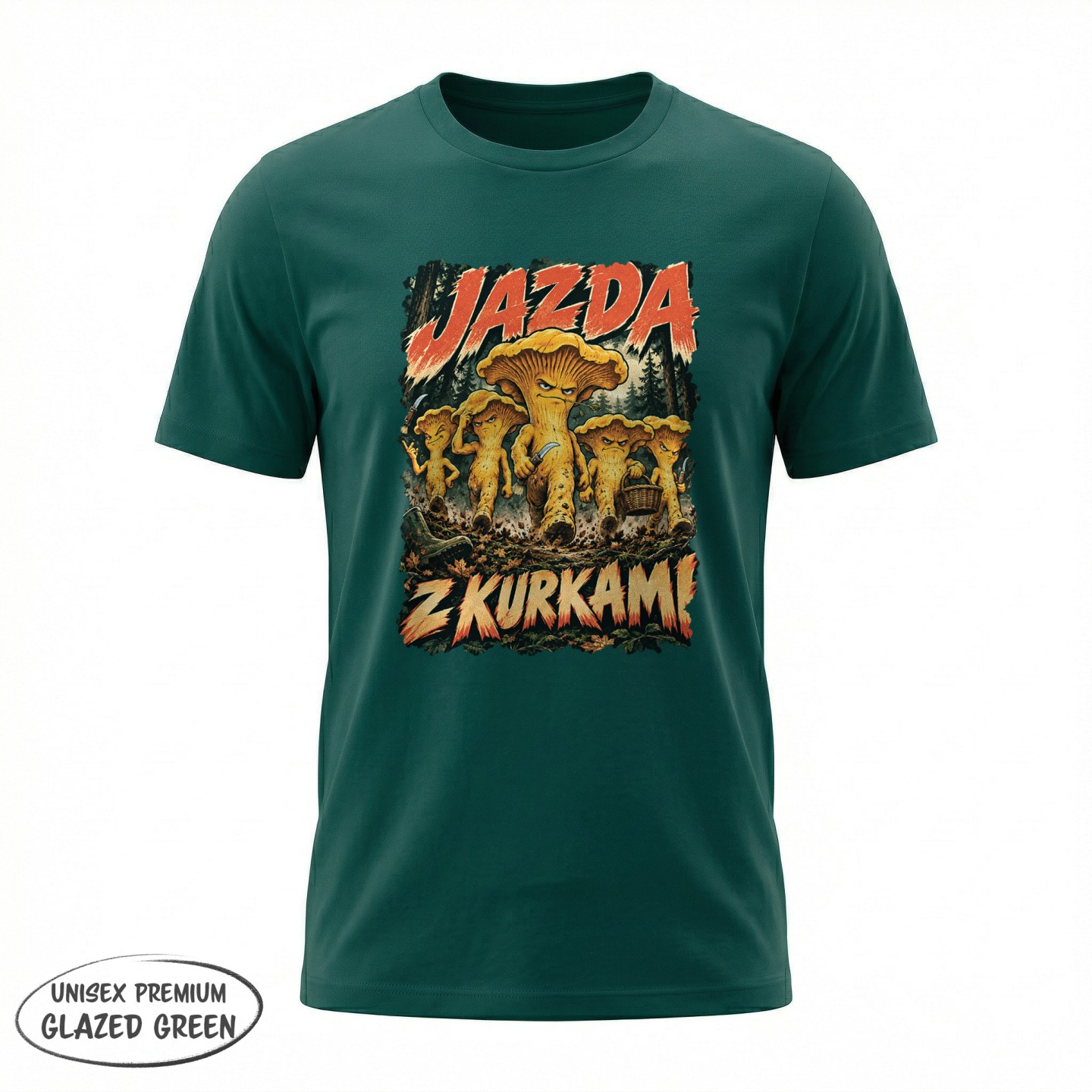 Koszulka z nadrukiem Jazda z kurkami