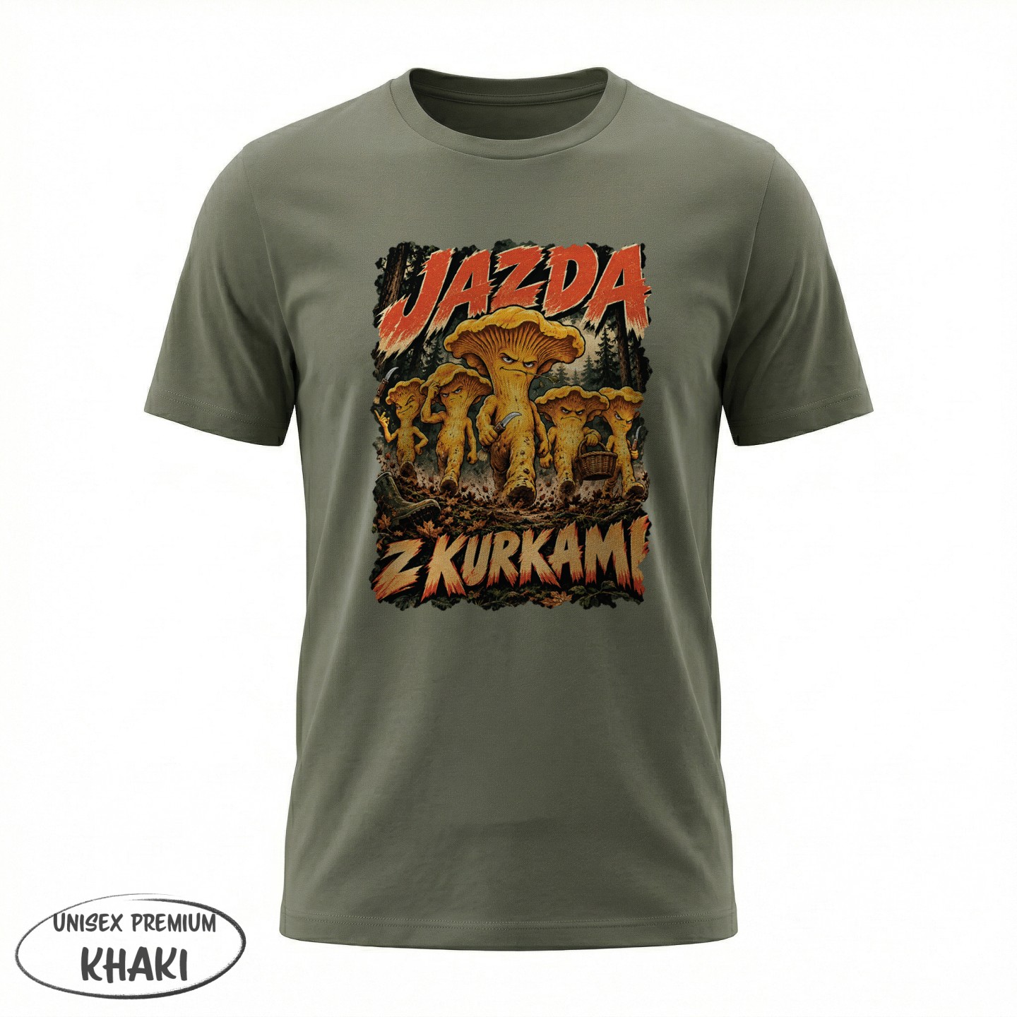 Koszulka z nadrukiem Jazda z kurkami