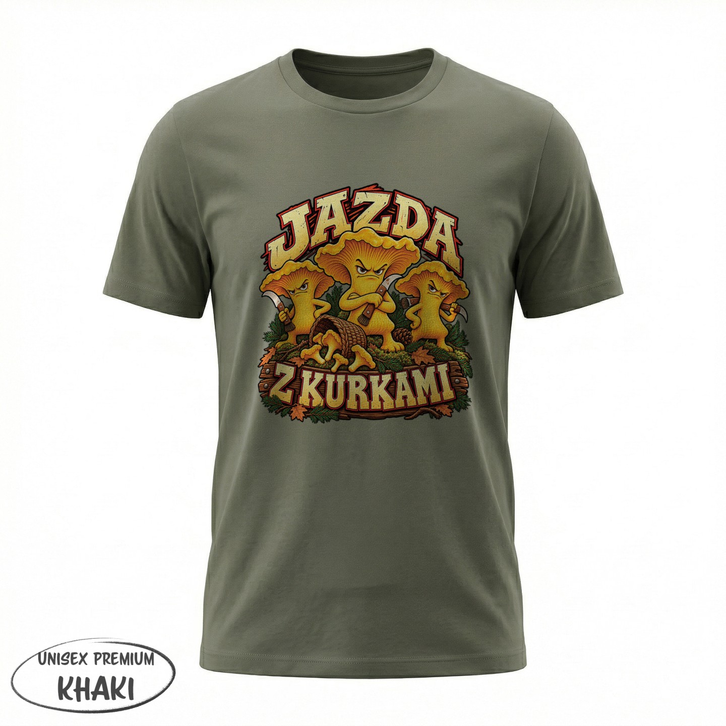 Koszulka dla grzybiarza Jazda z Kurkami