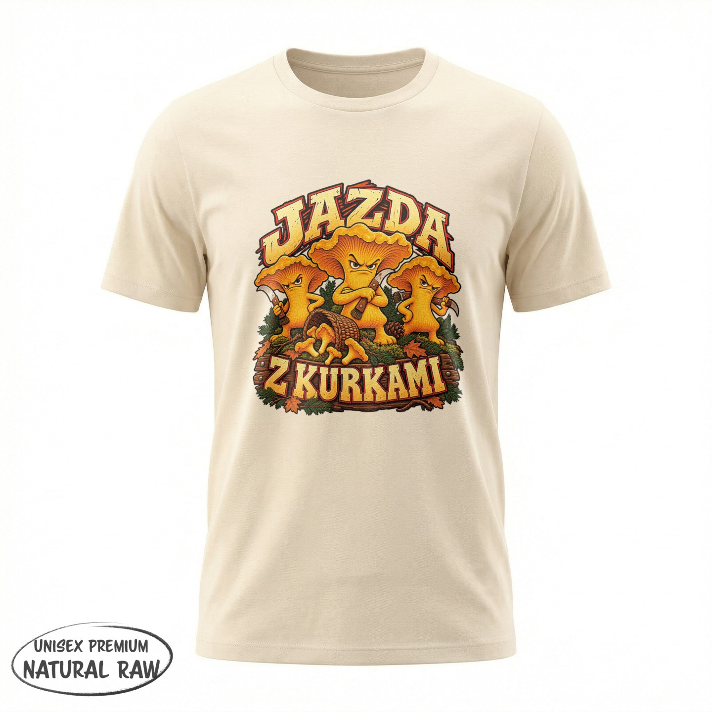 Koszulka dla grzybiarza Jazda z Kurkami
