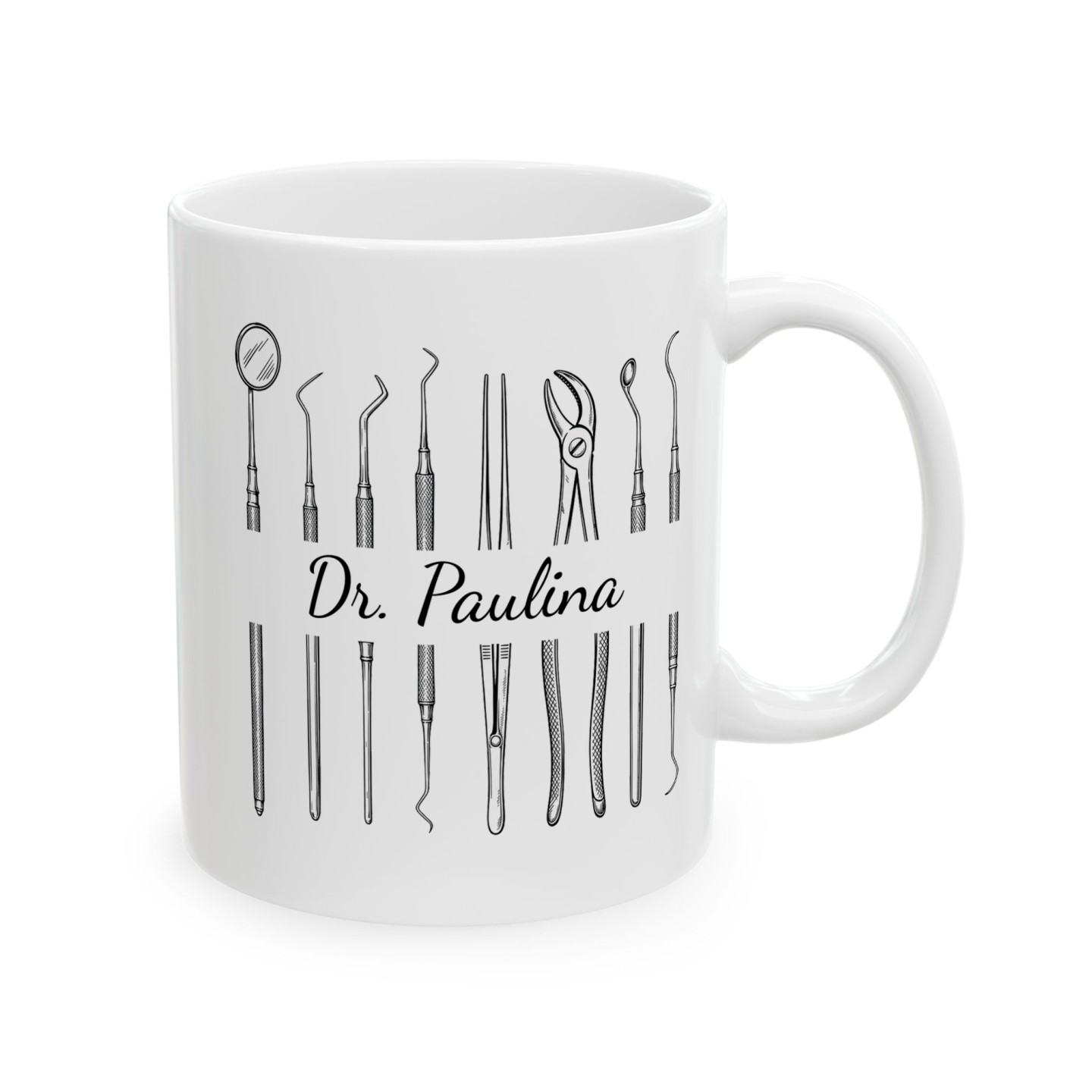 Personalizowany kubek dla stomatologa dentysty z imieniem