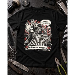 Koszulka Barber Minotaur Pompadour – strzyżenie z rogami
