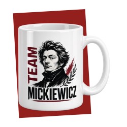 Kubek Team Mickiewicz | Śmieszny kubek z polonistycznym humorem