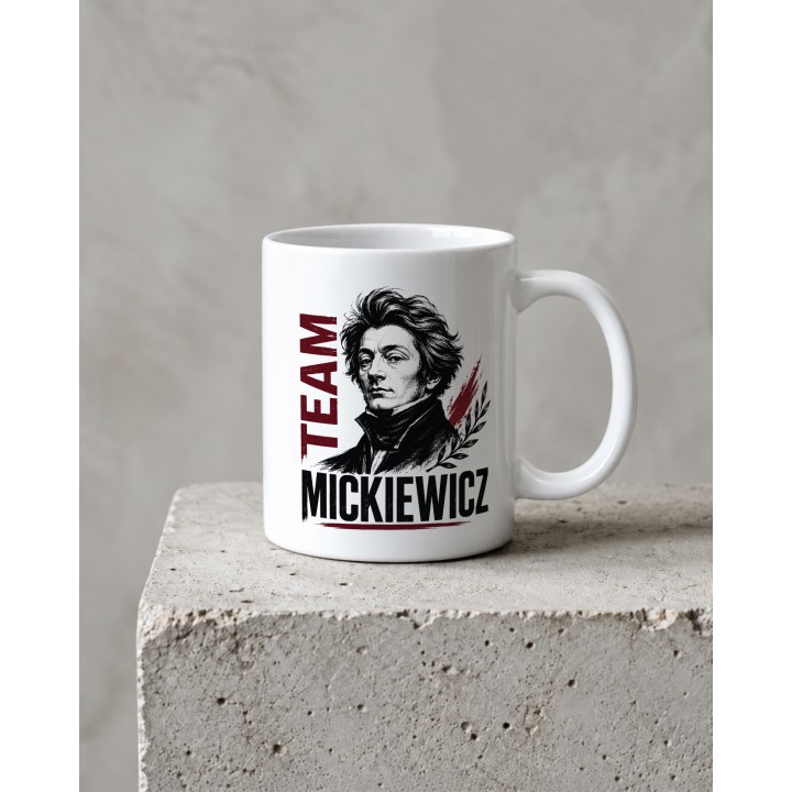 Kubek z Adamem Mickiewiczem dla polonisty